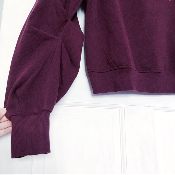 Express | “Feel Good” Cozy Balloon Sleeve Sweater - Picture 5 of 6